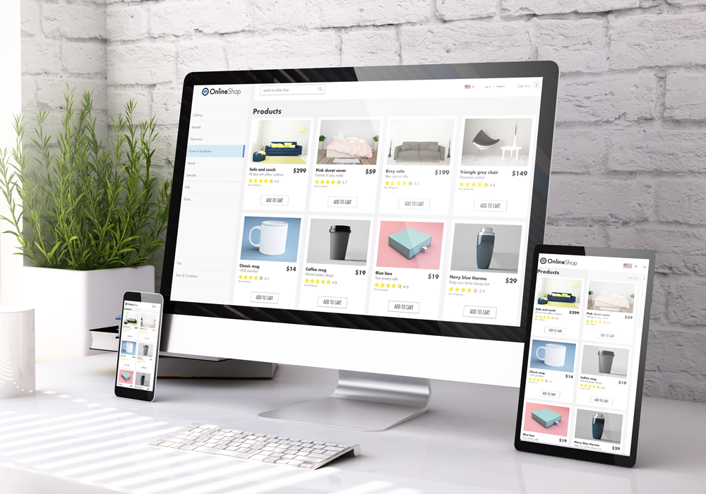 Mockup de site desenvolvido pela Paschoal Colombini